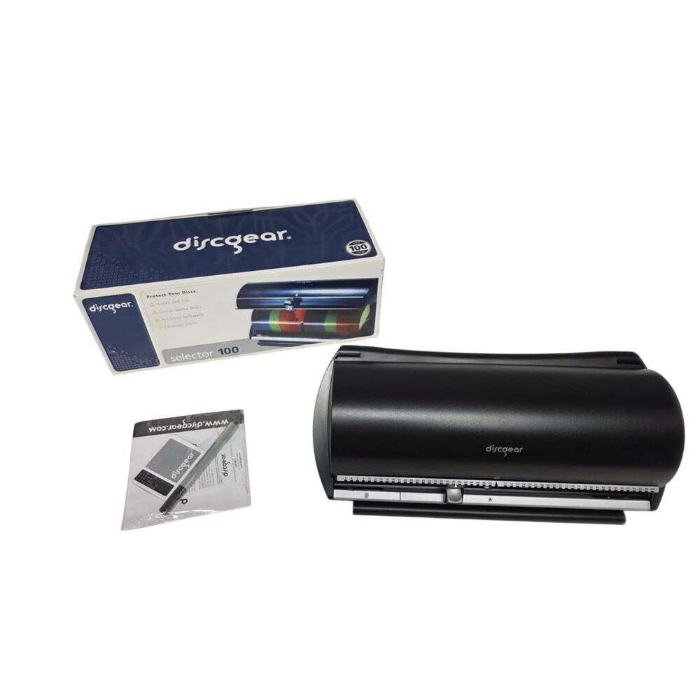 NEW DiscGear Selector 100 Disc CD DVD Media Blu-Ray Disc Media Gear
